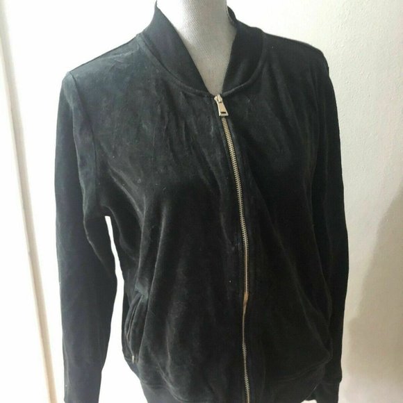 RALPH Ralph Lauren Women's Black Velvet jacket